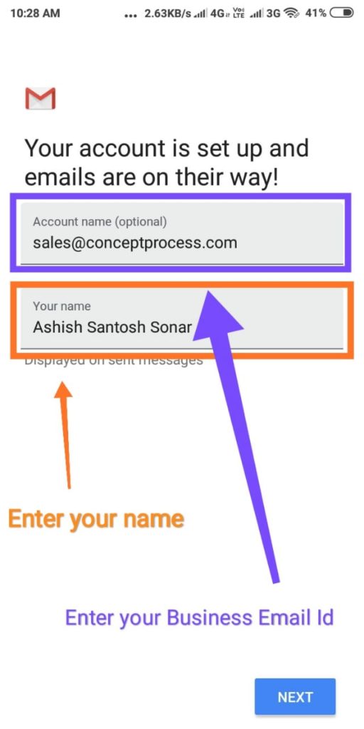 how to make company email id on gmail